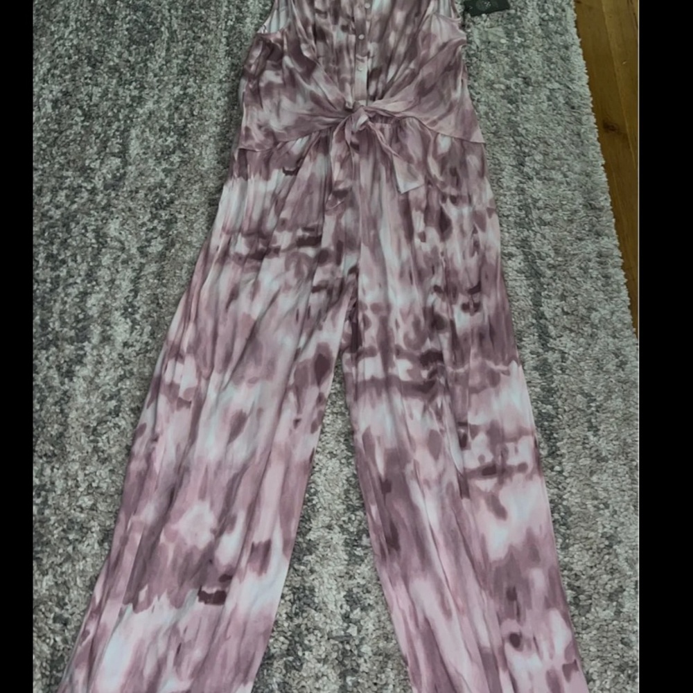 New Vince Camuto tie dye wrap jumpsuit Ladies Size XL - Picture 9 of 16
